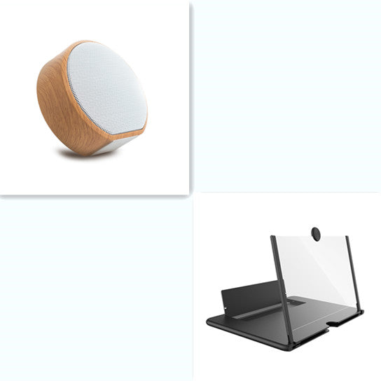 Mini Wood Bluetooth Speaker, Portable Outdoor Wireless Support AUX TF