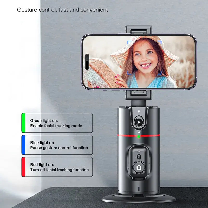 P02 Auto Facial Tracking Stand, 360 Rotation