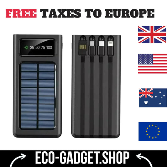 200000mAh Solar Charging Power Bank