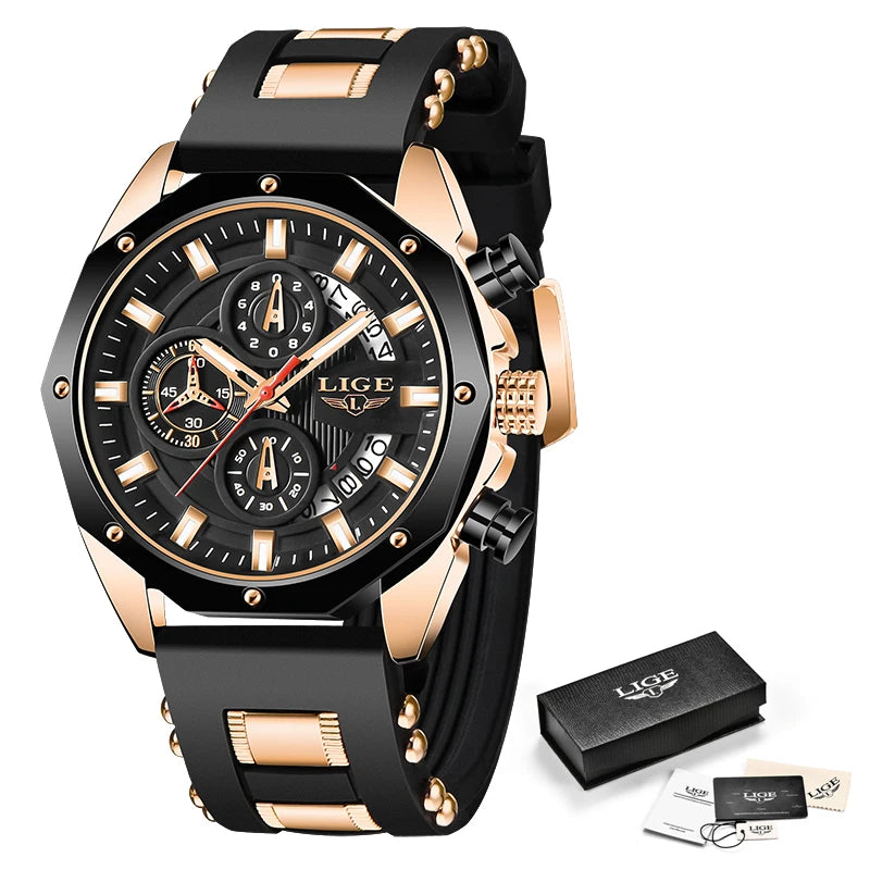 LIGE Men's Watches
