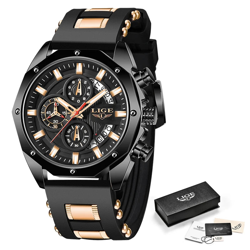 LIGE Men's Watches