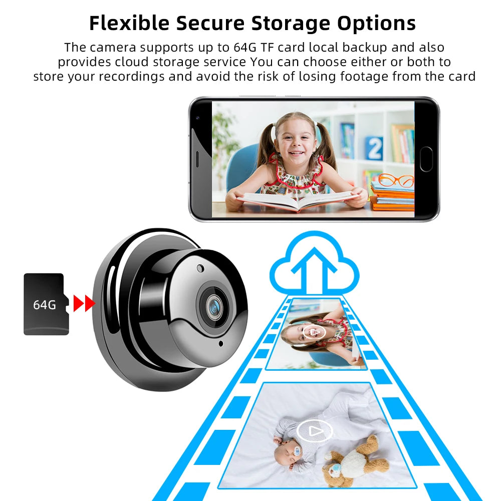 Wireless Mini WiFi Camera For Home Security
