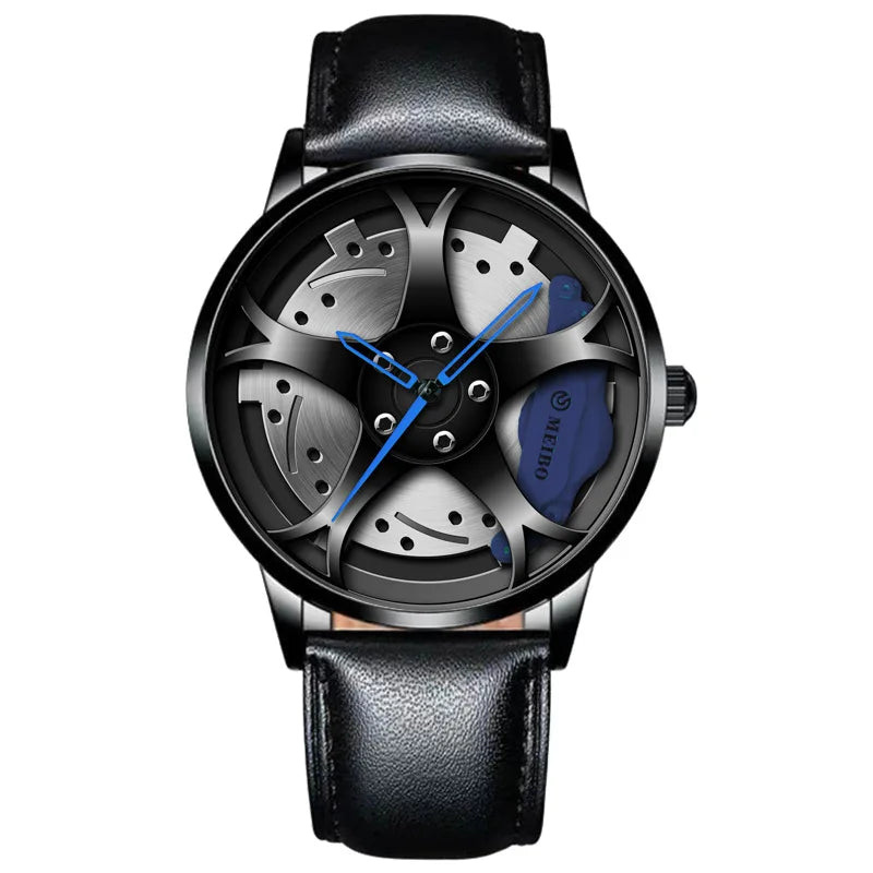 Car Wheel Hub Watches, Stainless Steel