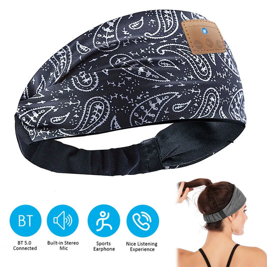 Bluetooth 5.0 Sports Headband Earphone