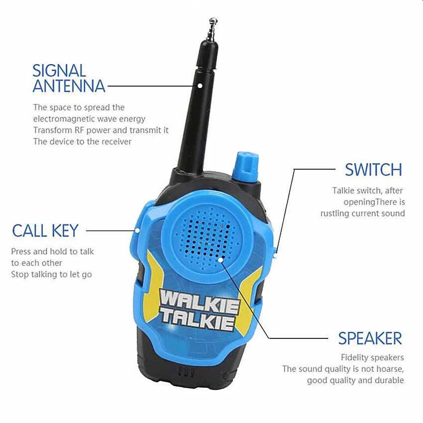 Mini 50M Walkie Talkies, kids toy