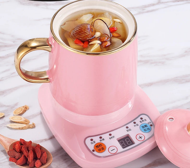 Mini Electric Thermal Kettle Ceramic