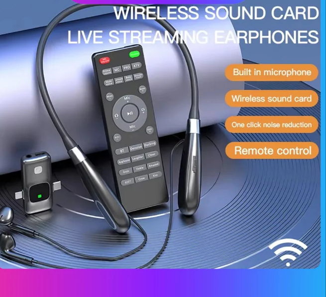YAMXI Wireless Earphone E8  With Remote Control