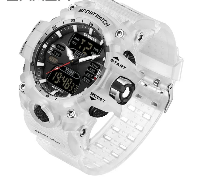 SANDA 6126 Dual Display Men Watches
