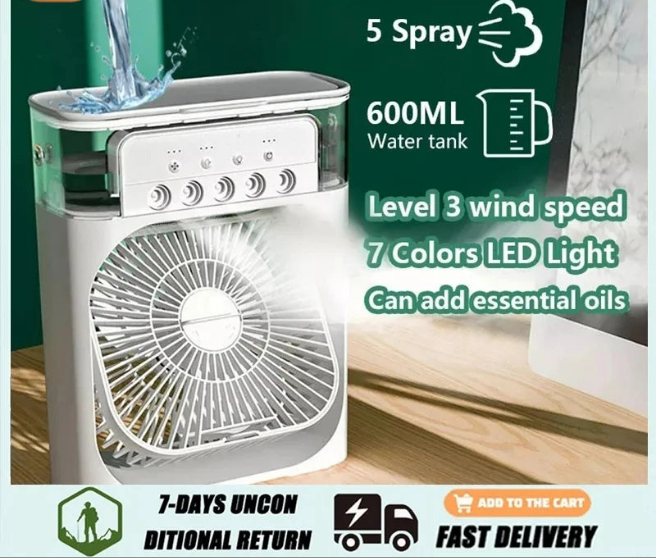Mini Portable Air Conditioners USB Rechargeable