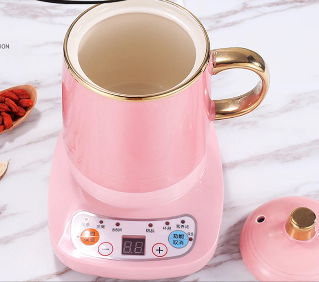 Mini Electric Thermal Kettle Ceramic