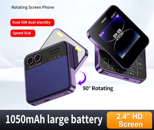 SERVO AUAR11 Side Sliding Mobile Phone, Dual Sim