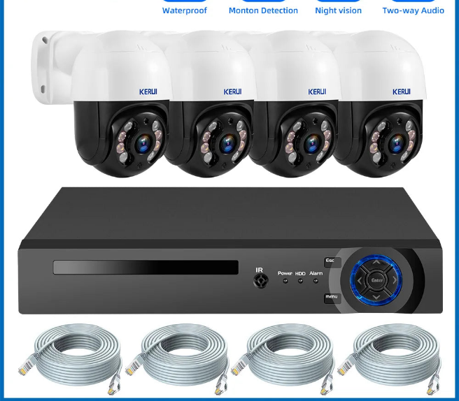 KERUI Home Security CCTV, With Audio And Vision Night