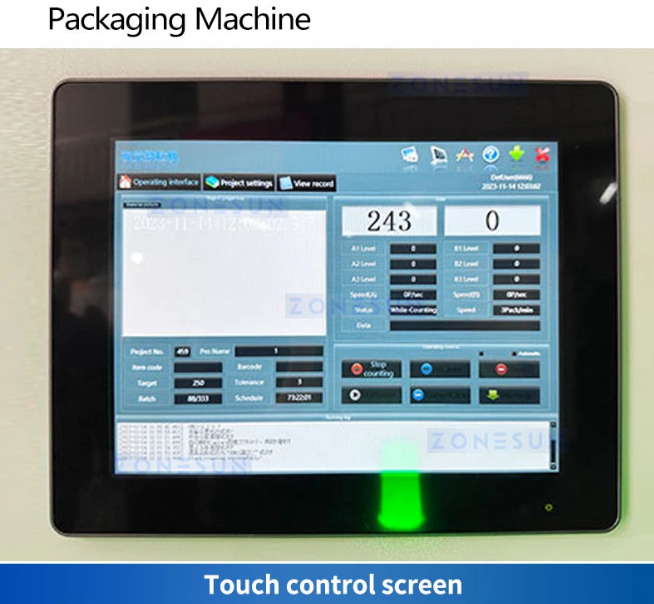Zonesun CCD Visual Counting and Bagging Machine