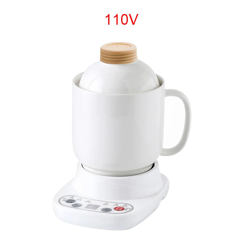 Mini Electric Thermal Kettle Ceramic