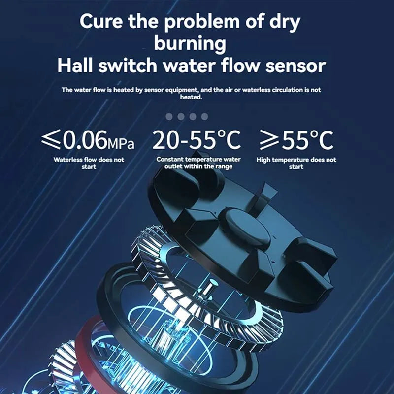 Instant Electric Water Heater, 220V-6kw