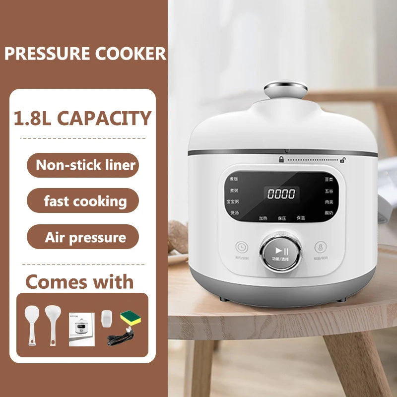 1.8L Electric Pressure Cooking Pot