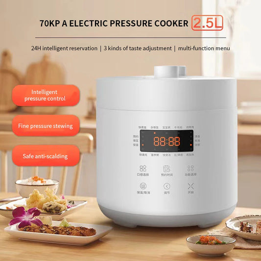 110V Japanese Style Smart  3L pressure cooker 220v non-stick inner liner white