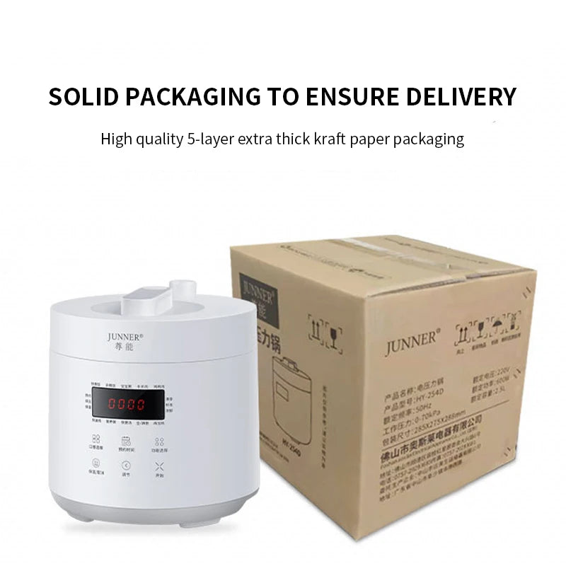 110V Japanese Style Smart 3L pressure cooker 220v non-stick inner liner white
