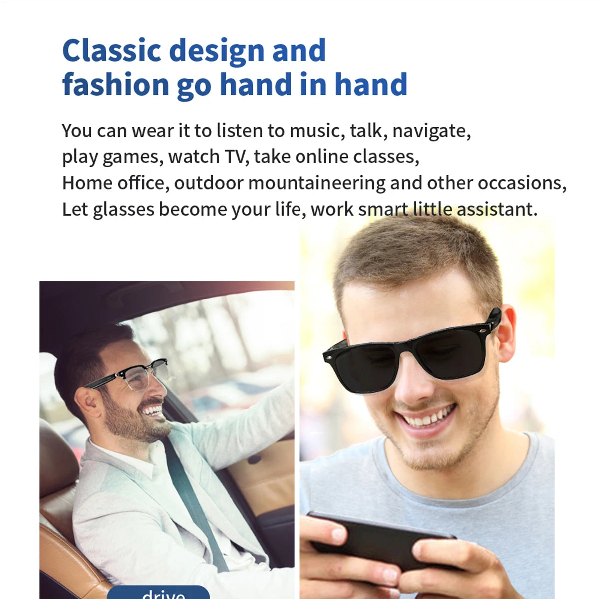 E13 Smart Translation AI Sunglasses