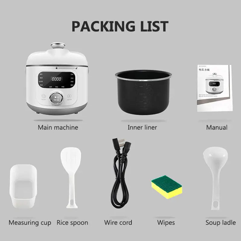 1.8L Electric Pressure Cooking Pot