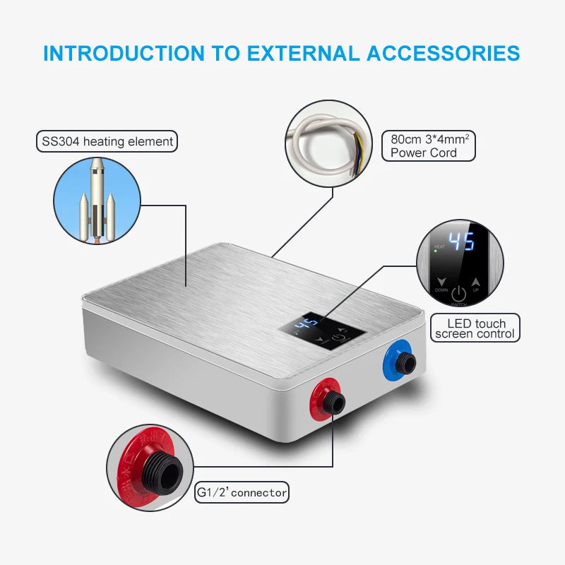 Electric Instant Water Heater 220V-6000W