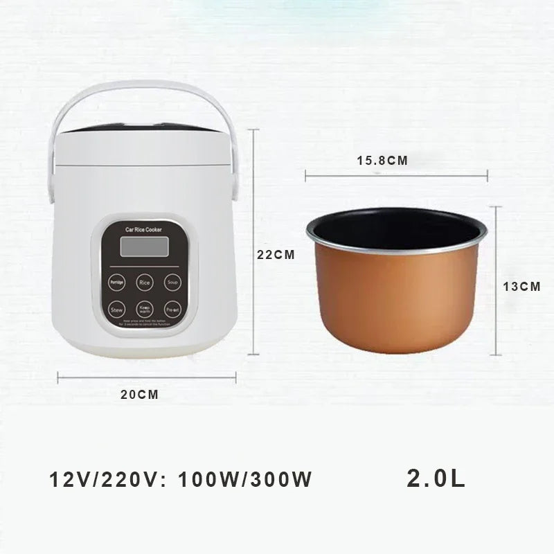 Portable Rice Cooker 2L
