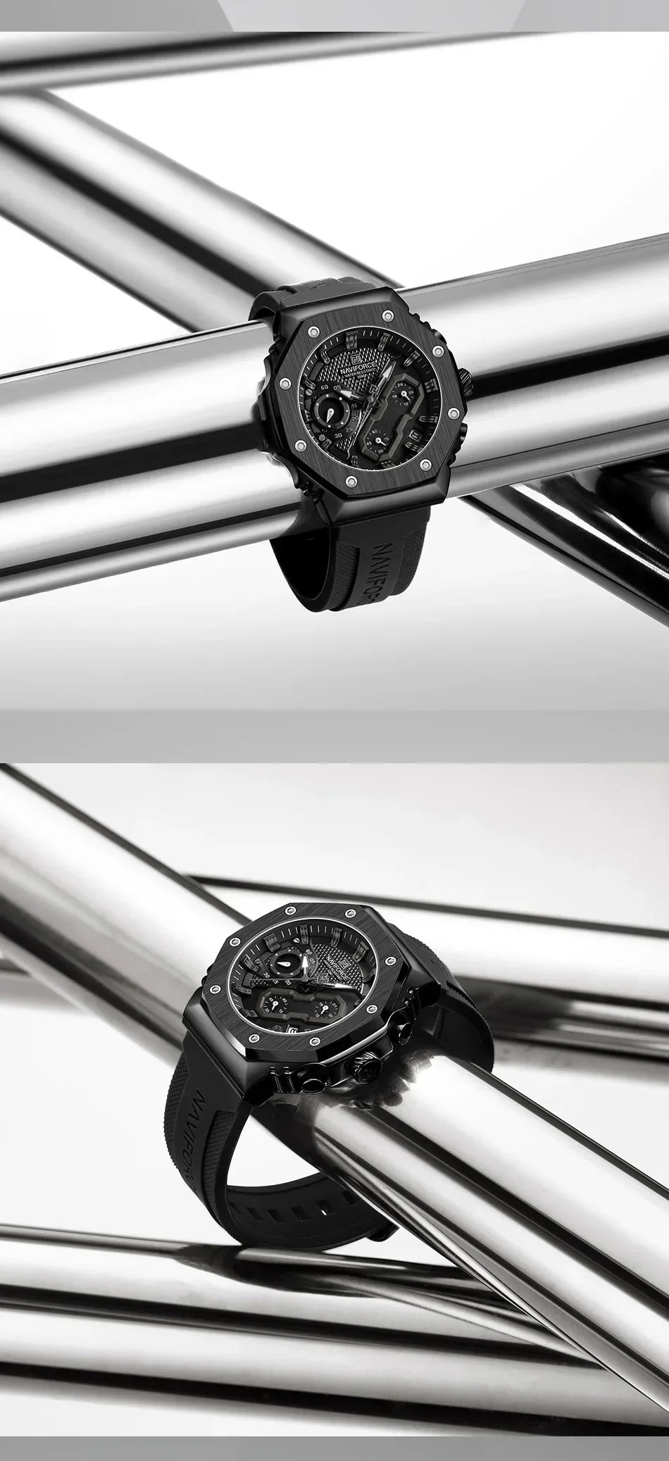 NAVIFORCE Chronograph Men and Women Watches