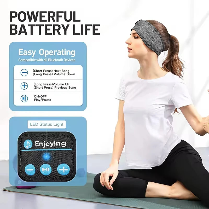 Bluetooth Elastic Headband Earphones