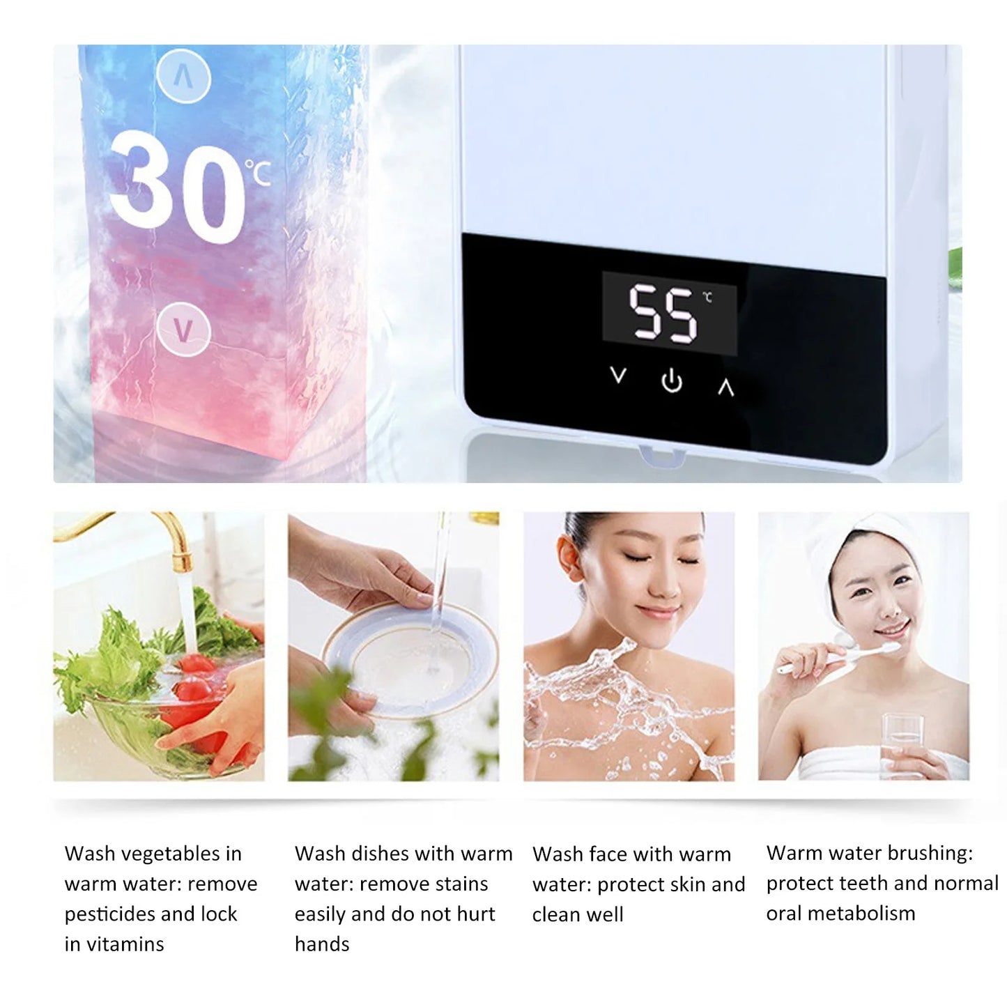 Instant Water Heater Electric 220V/5500W
