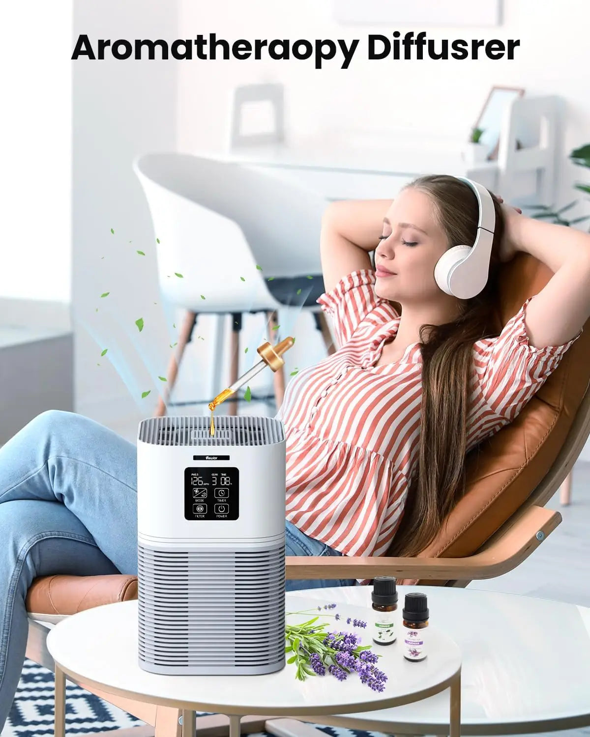 2 in 1 Air Purifier for Home
