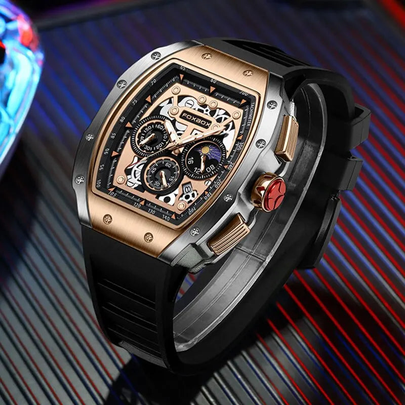 LIGE Chronograph Montre Homme Watches for Man