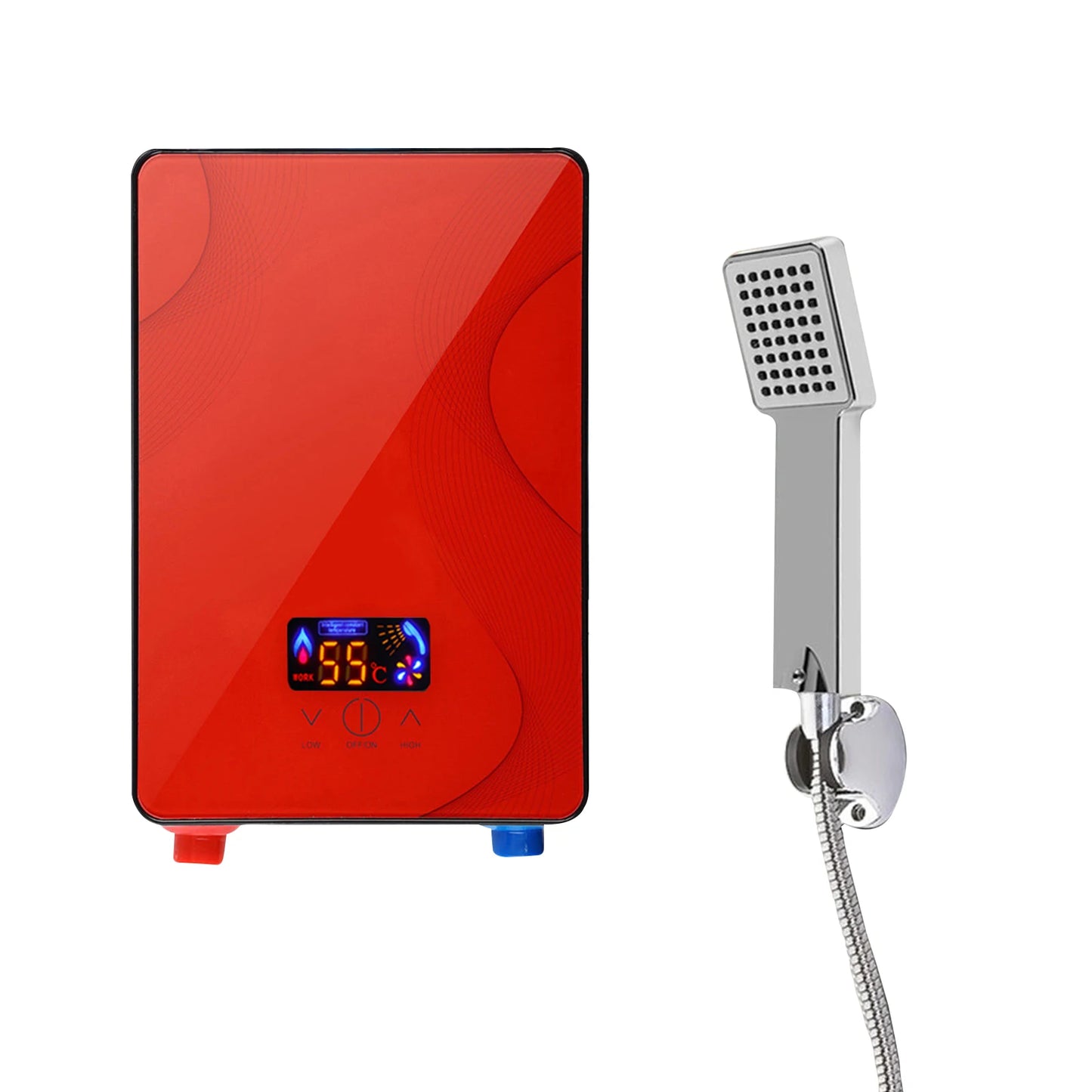 Electric Tankless Water Heater, 6500W-220V For Bathroom And Kitchen Use