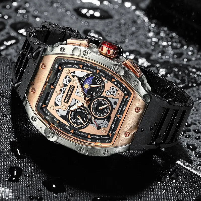 LIGE Chronograph Montre Homme Watches for Man