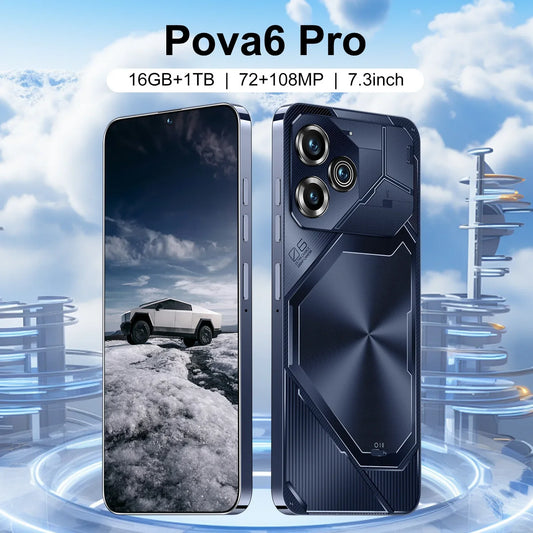 POVA6 Pro Smartphone, 7.3inch