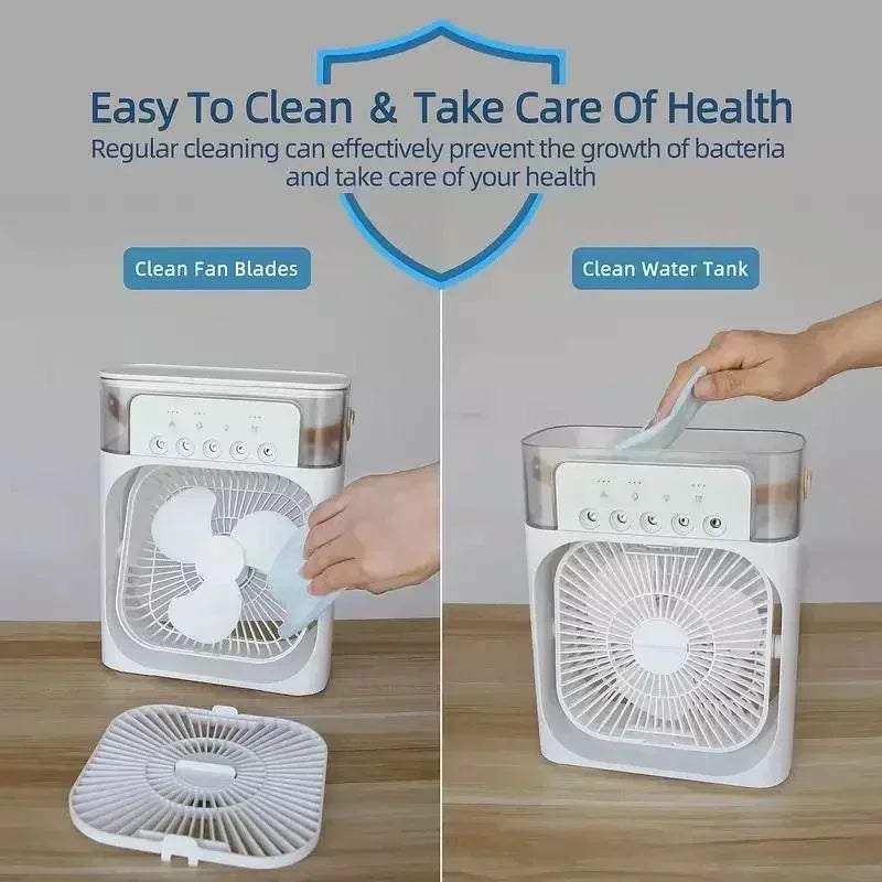 Mini Portable Air Conditioners USB Rechargeable