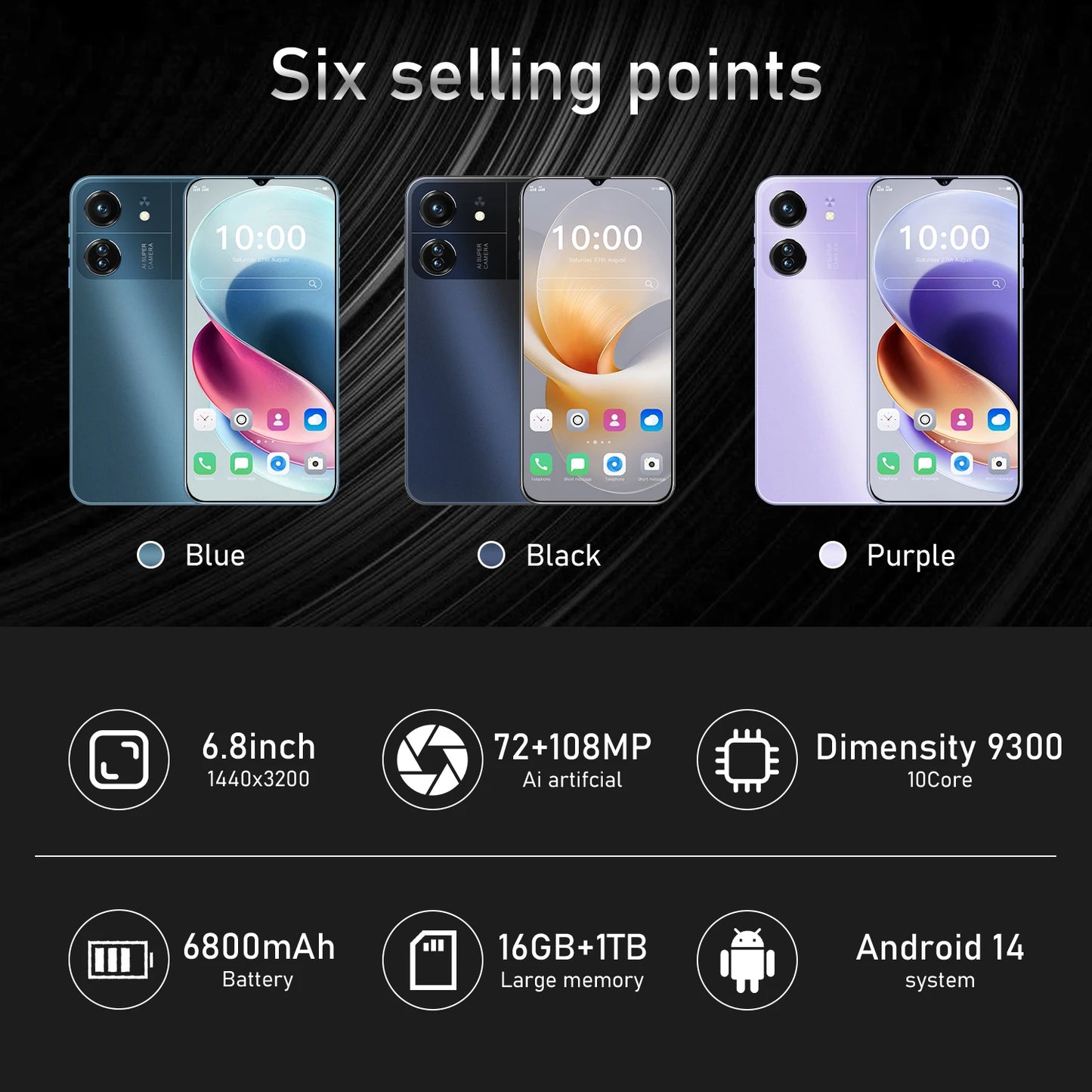 C65 Smartphone 5G 6.8Inch