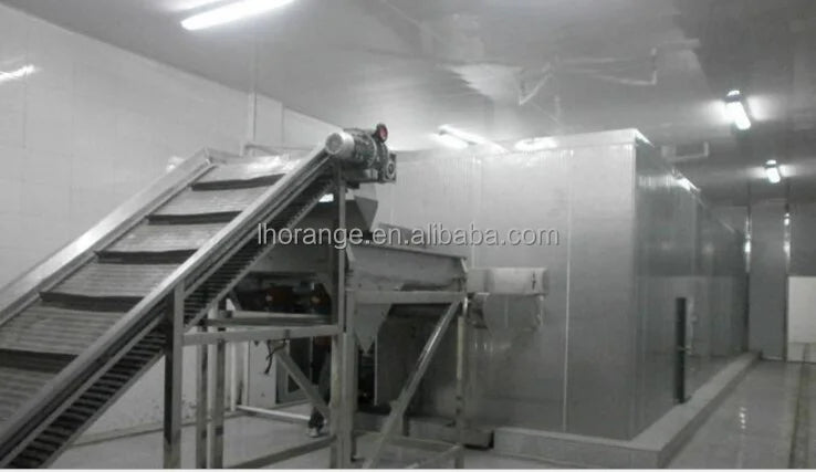CE approved industrial blast rs / iqf  machine / tunnel   machine