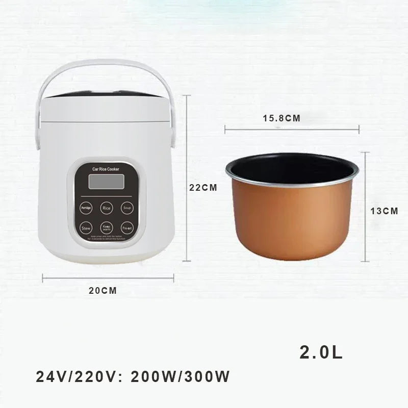 Portable Rice Cooker 2L