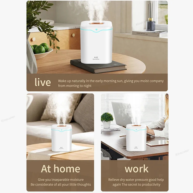Humidifier Silent Double Spray