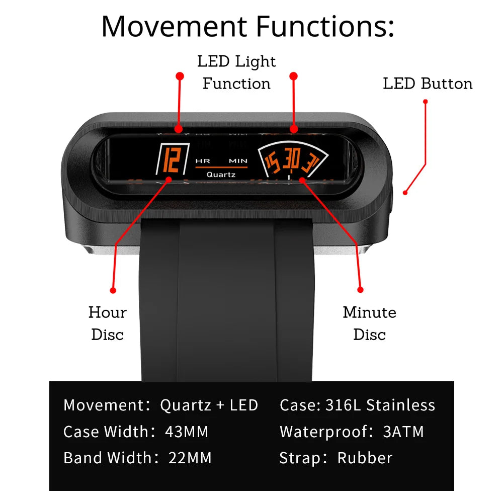 BREAK Brand Unique Creativity Fashion Watches