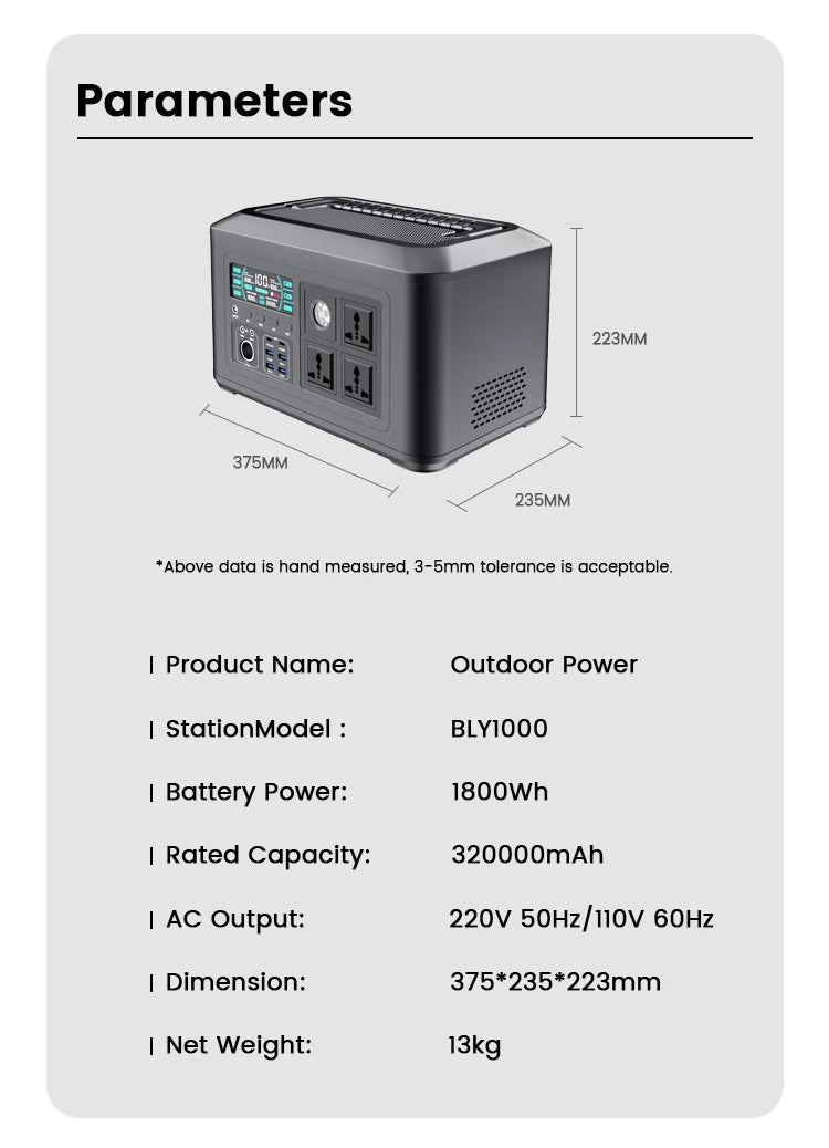 1000W Best Portable Power Station
