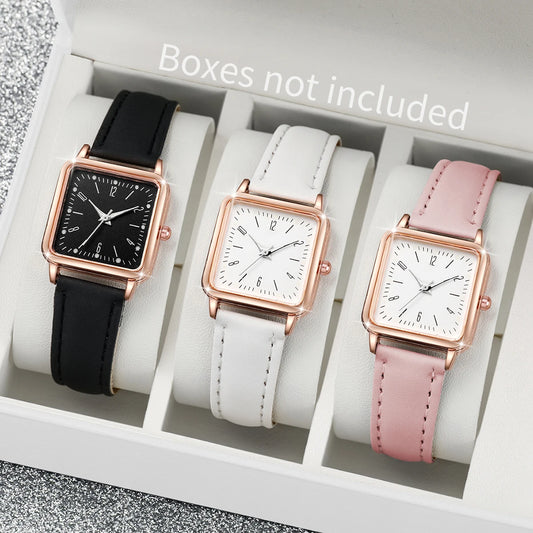 3PCs/Set Women's Fashion Watch