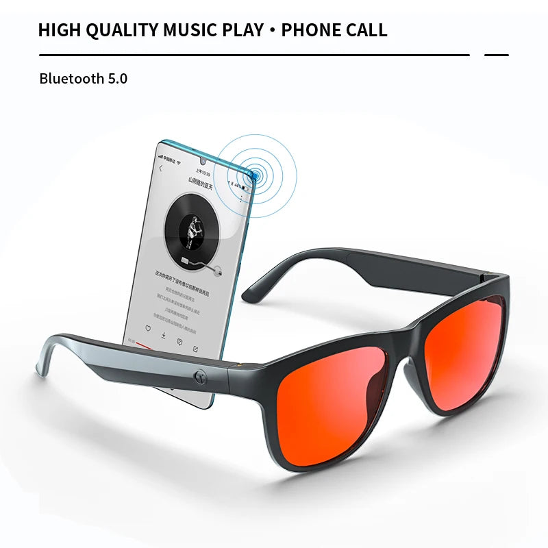 Smart Glasses Headset Wireless Bluetooth 5.0