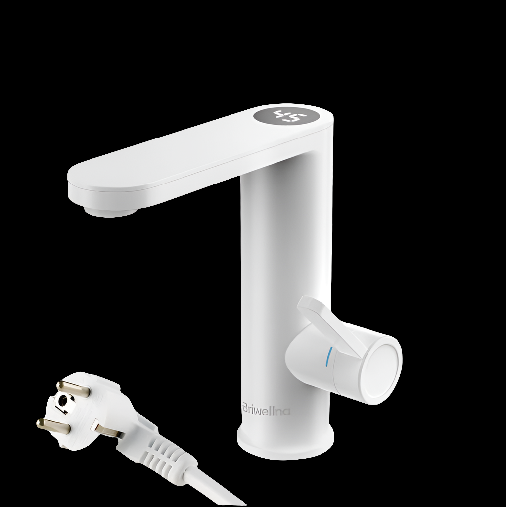 Briwellna Electric Water Heater Faucet 2 in 1 Basin 220V