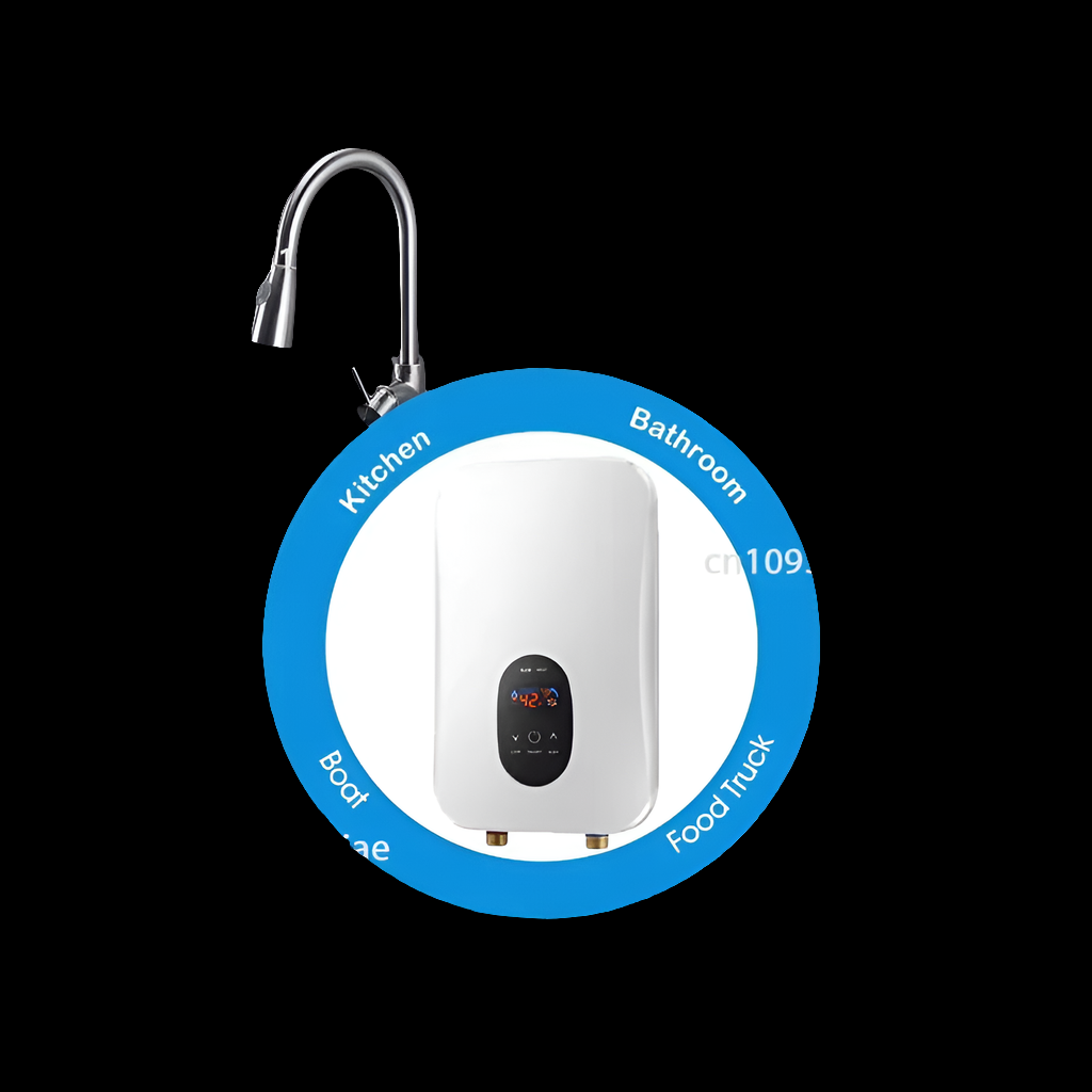 Electric Tankless Water Heater with Remote Control