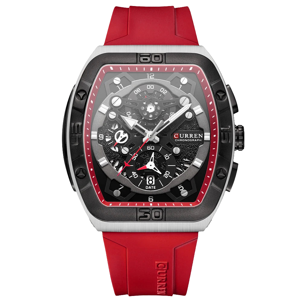 CURREN Watches with Large Dial Casual Quartz