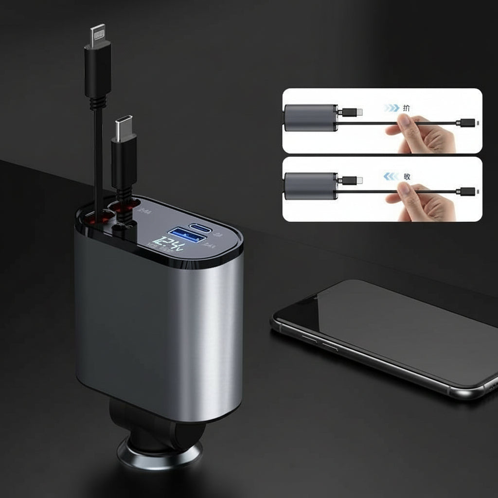 Super Fast Charging, 4in1 For Car's