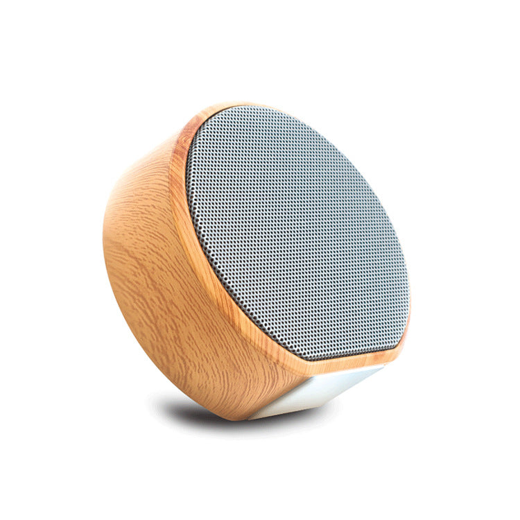 Mini Wood Bluetooth Speaker, Portable Outdoor Wireless Support AUX TF