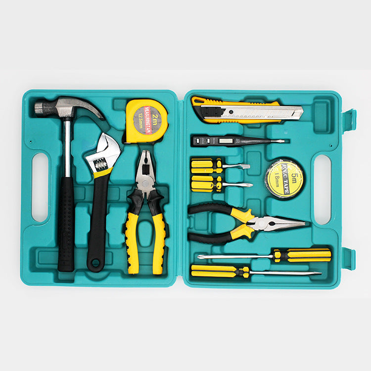 13-Piece Multifunctional Hardware Tool Set, Combination Tool Box