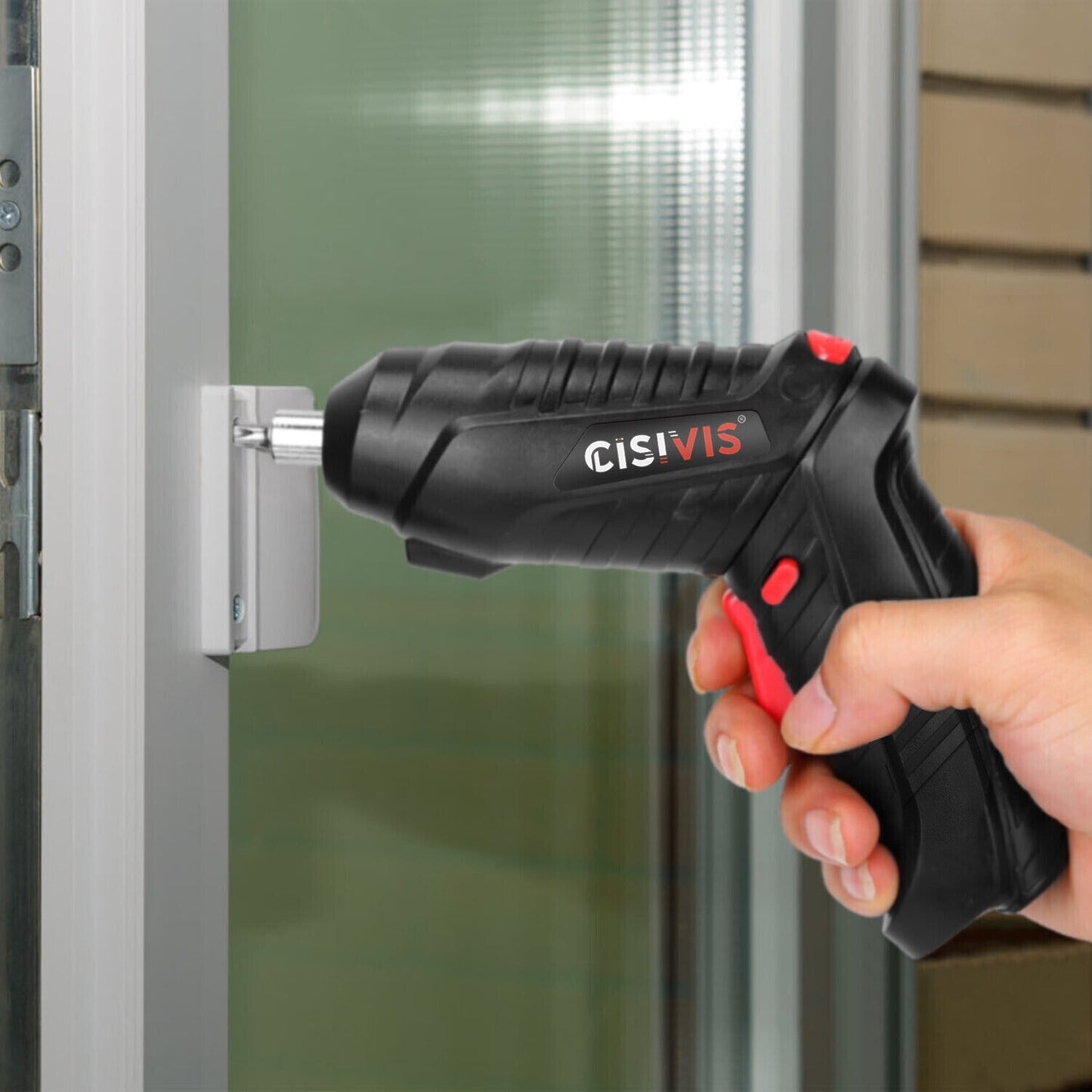 Cordless Electric Screwdriver 47PCS Set, Drill Driver Bits Rechargeable Kit